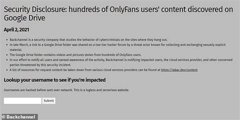 OnlyFans is hacked: Explicit photos of hundreds of performers。